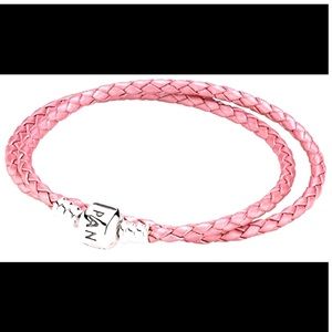 Pandora double cord bracelet (charms are not included)